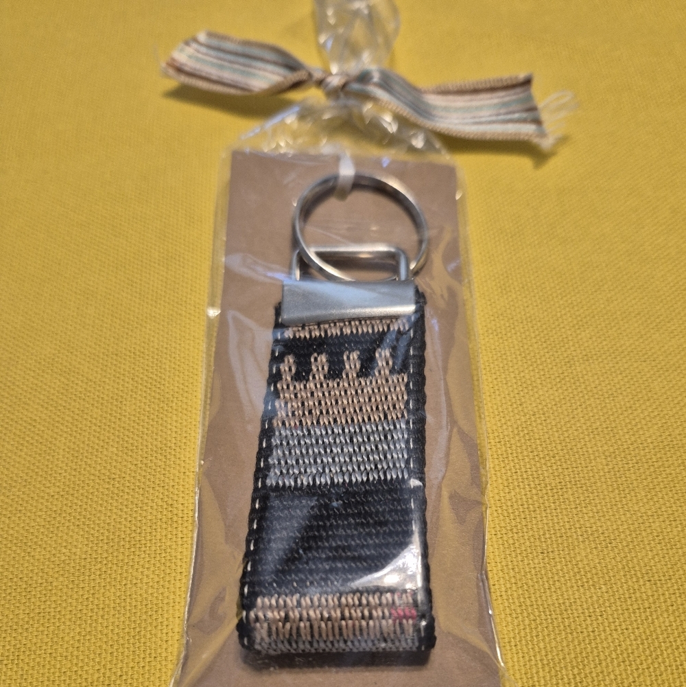 Multicolored Nylon Webbing Keychain /Key FOB Ready For Gifting